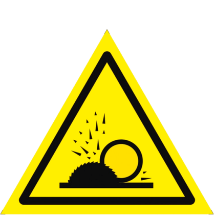 W45 "Осторожно. Металлическая стружка"