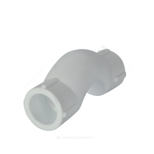 Скоба PP-R белая Дн 32 внутренняя пайка обводная с муфтами RTP (РосТурПласт) 19766