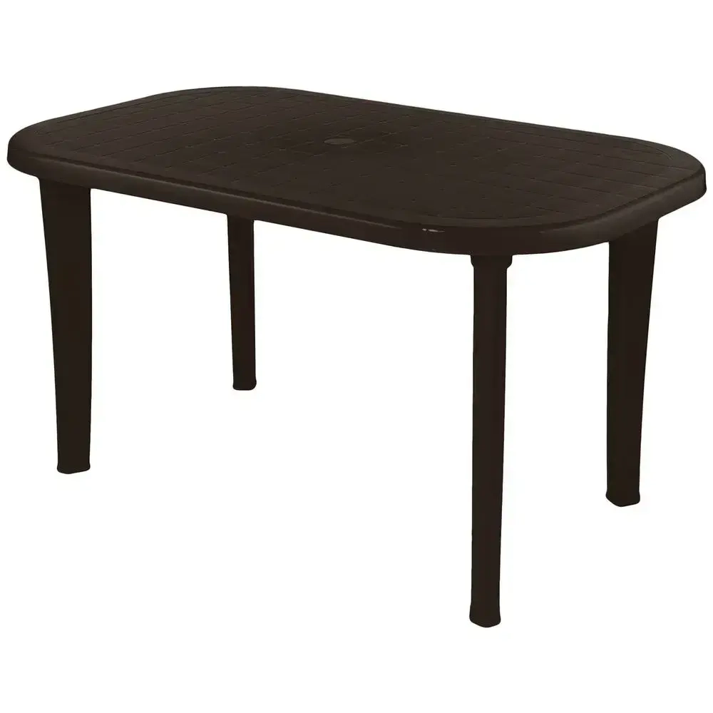 Стол овальный шоколадный 1360х740мм