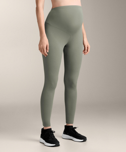 OYSHO Удобные легинсы для будущих мам, светлый хаки