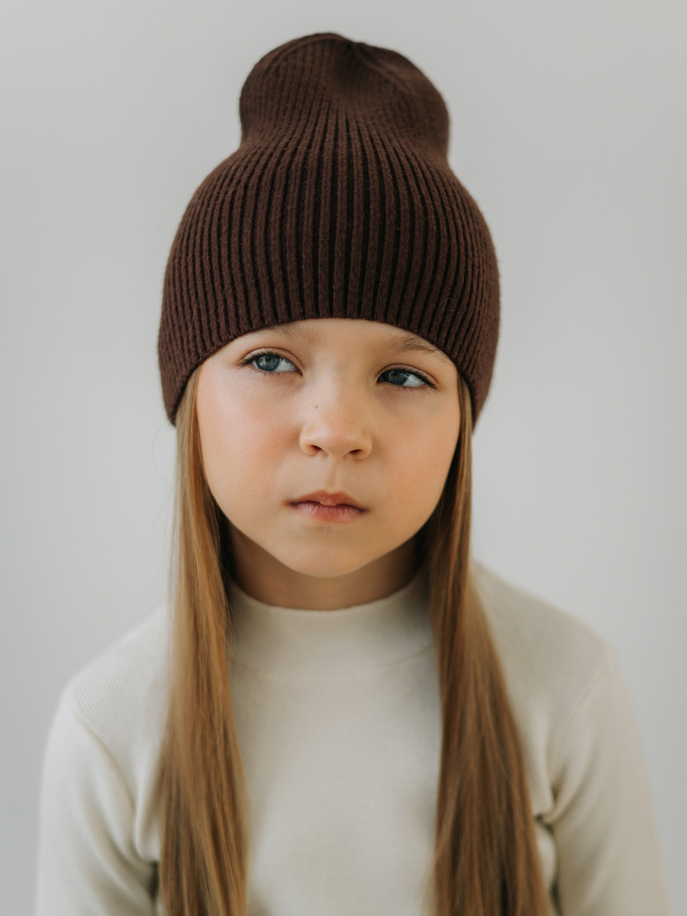 Шапка-бини, Коричневый