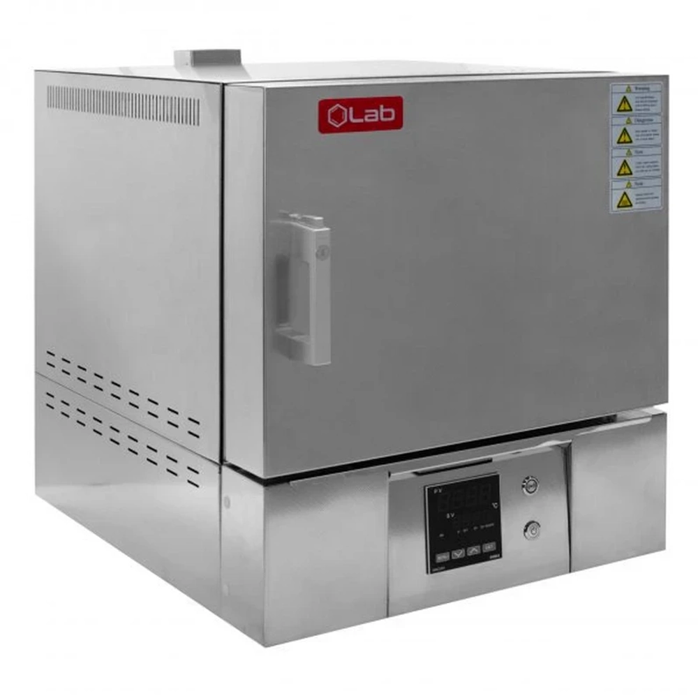 Печь Муфельная с корпусом из нержавеющей стали MFF-A12AS Optimum, 2 л, до +1200°C, Цифровой PID регулятор