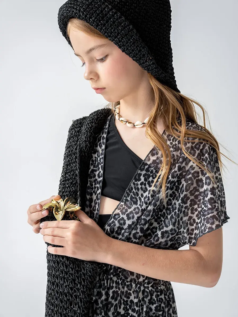 Туника летняя пляжная для девочки