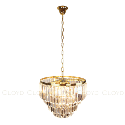 Люстра Cloyd ORDINAL-B C4 / Ø40 см - золото (арт.10803)