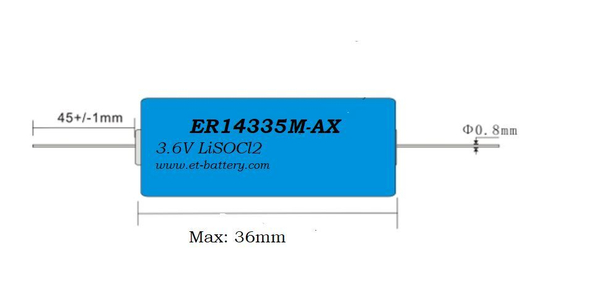 Элемент питания ET ER17335M-AX