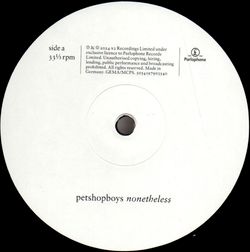 Pet Shop Boys. Nonetheless (LP) Новая запечатанная виниловая пластинка