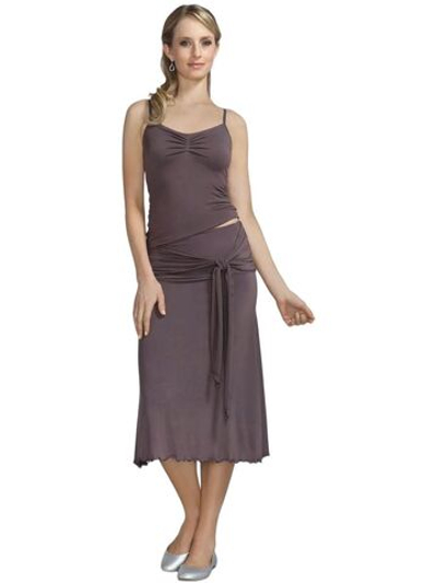 Юбка летняя модал Skirt Amoena, капучино, размер XL