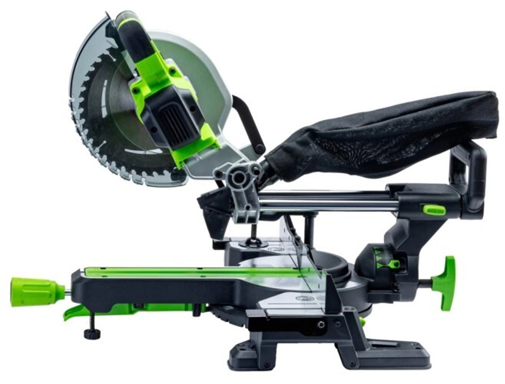 Пила торцовочная аккумуляторная GREENWORKS GD24MS216 24V, б/щ, 4800 об/мин, АКБ 5Ач и ЗУ 1501707UG