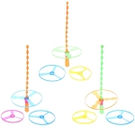 Ветрячок «Вертушка», 28 см, 3 кольца d 13 см, 10 см и 8 см, микс