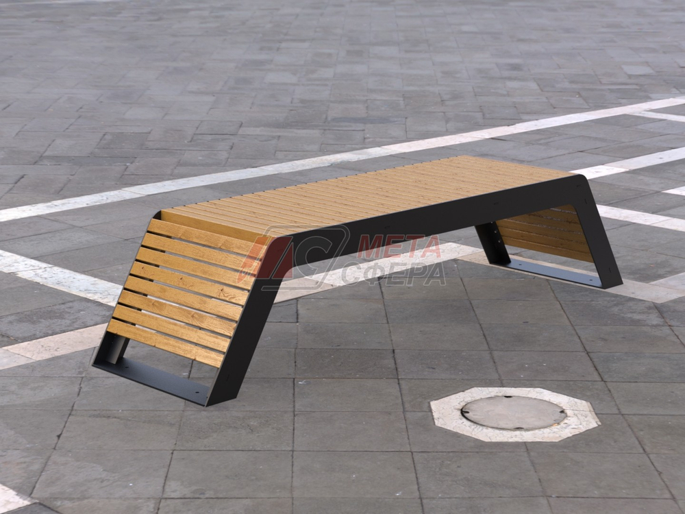 Лавка уличная парковая C651