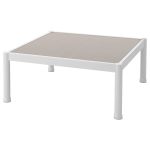 Журнальный столик, садовый - IKEA SEGERÖN/SEGERON, белый/бежевый, 73x73х30см, СЕГЕРОН ИКЕА