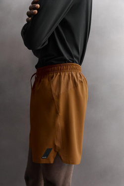 ZARA БАЗОВЫЕ СПОРТИВНЫЕ ШОРТЫ, ОХРА