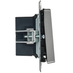 BRITE Кнопка звонка с индикацией для отелей 10А ВС10-1-9-БрС сталь IEK