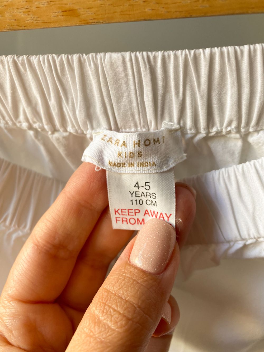 Хлопковые брюки  Zara, 110