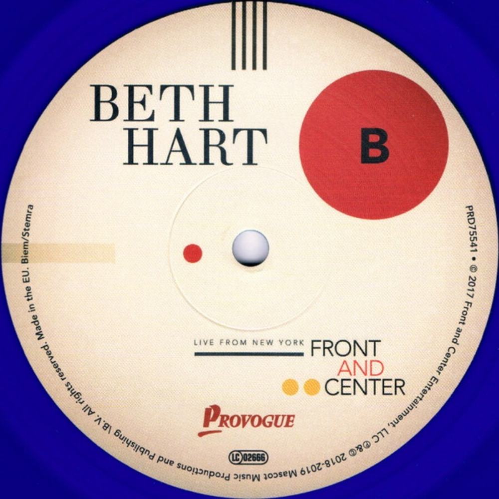 Beth Hart / Front And Center (Live From New York) (Coloured Vinyl)(2LP)