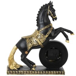 GAEM Фигурка декоративная "Лошадь" с часами (ААх1 н/п), L32 W9,5 H35 см