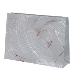 GAEM Пакет подарочный L (бумага 210г/м2, блок 12шт), L45 W12 H32 см, 4в.