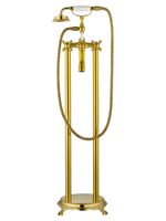 Смеситель для ванны напольного монтажа WONZON & WOGHAND RETRO, Глянцевое золото (WW-88649020-PG)