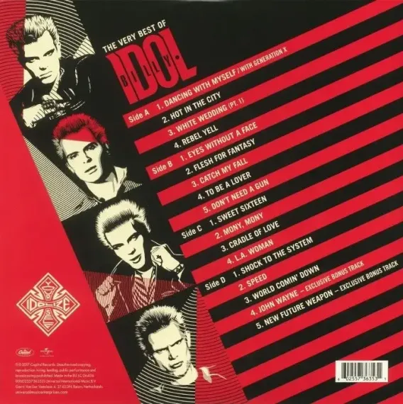 Billy Idol The Very Best Of LP