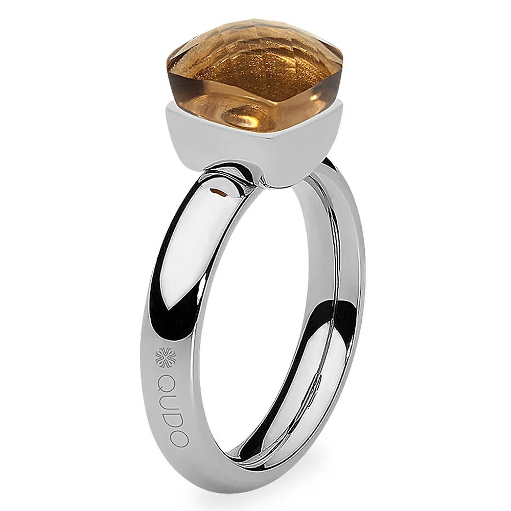Кольцо Qudo FIRENZE 19 (S) Smoked Topaz 107000/40-5108 19 размер 19