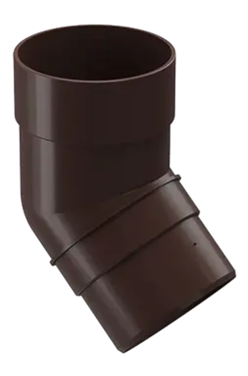 Колено 45˚ для водосточной трубы Premium, шоколад Döcke (Деке)