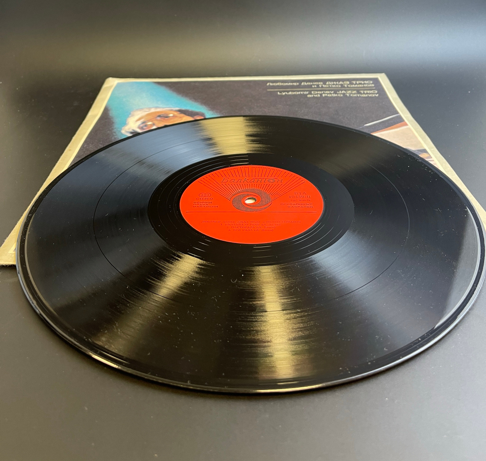 LP Любомир Денев - Джаз Трио и Петко Томанов Lyubomir Denev Jazz Trio. Виниловая пластинка 12 дюймов LP Bulgaria Балкантон