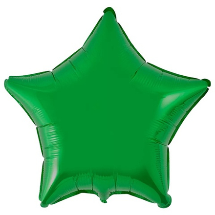 Шар Flexmetal Звезда 18" зелёный #301500VE