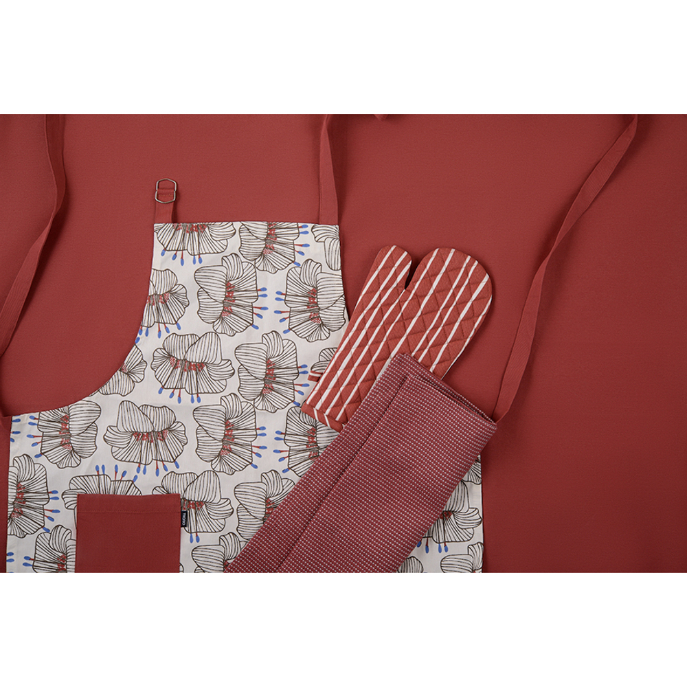 Скатерть 170х170 Tkano Prairie терракотовая TK20-TC0001