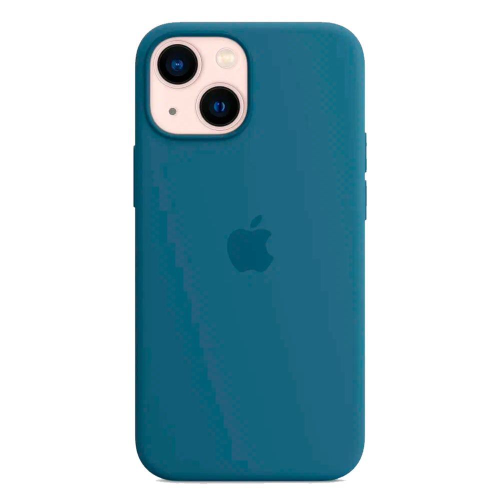 Силиконовый чехол с поддержкой MagSafe Apple Silicone Case для iPhone 13 mini, Blue Jay (Полярная лазурь)