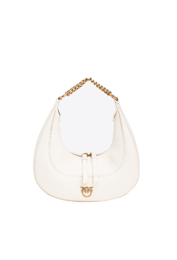 MINI BRIOCHE BAG HOBO - white/gold