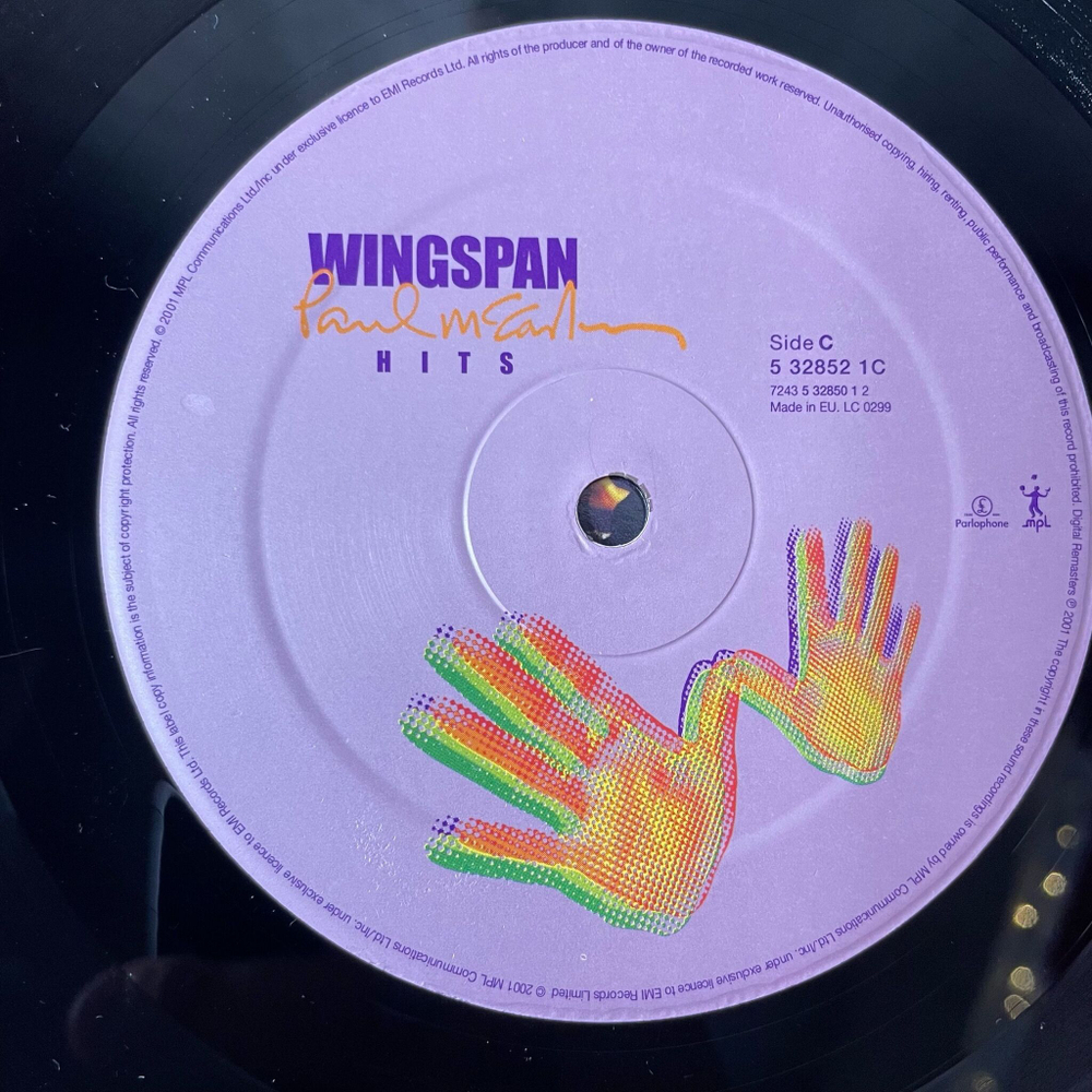 Винтажная виниловая пластинка LP Сборник Paul McCartney Wingspan Hits And History (UK 2001) Band On The Run