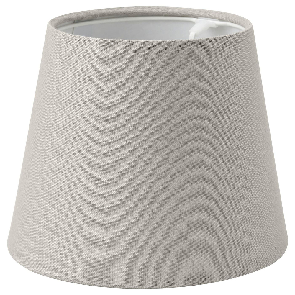IKEA SKOTTORP  (ИКЕА СКОТТОРП)  -  Абажур, светло-серый, 19 см