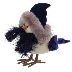 GAEM Изделие декоративное "Птичка", L15 W9 H18 см, разм.полк. Lп15 Wп9 Hп13 см, 2в.