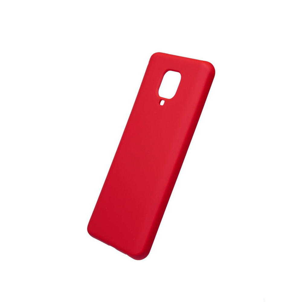 Силиконовая накладка Монарх для Redmi Note 9S/Pro Красный