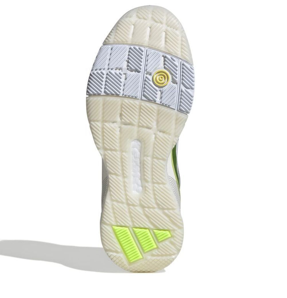 Женские кроссовки для Падел Adidas Crazyquick Boost Padel W - lucid lemon/cloud white/silver metallic
