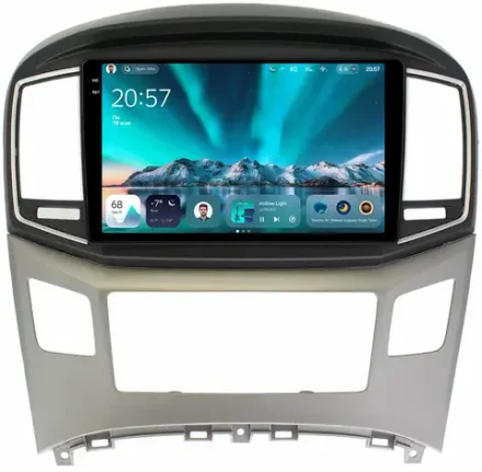 Магнитола для Hyundai H1, Grand Starex 2015-2022 (ШГУ монохром) - Teyes CC4 монитор 9.2" 2K QLED на Android 14, Snapdragon 680, DSP, CarPlay, 4G SIM-слот