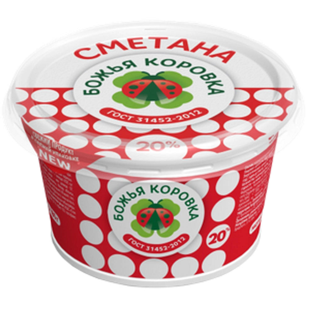 Божья коровка СМЕТАНА 20% 180 г