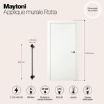 Настенный светильник (бра) Maytoni MOD413WL-L8B3K