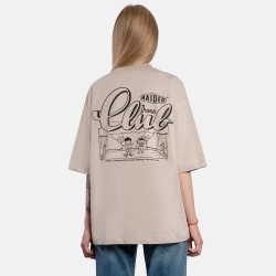 Футболка HAIDED DRAMA CLUB Grey Beige