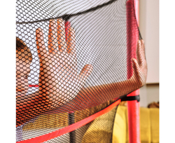 Батут детский DFC TRAMPOLINE-RED 55" с сеткой