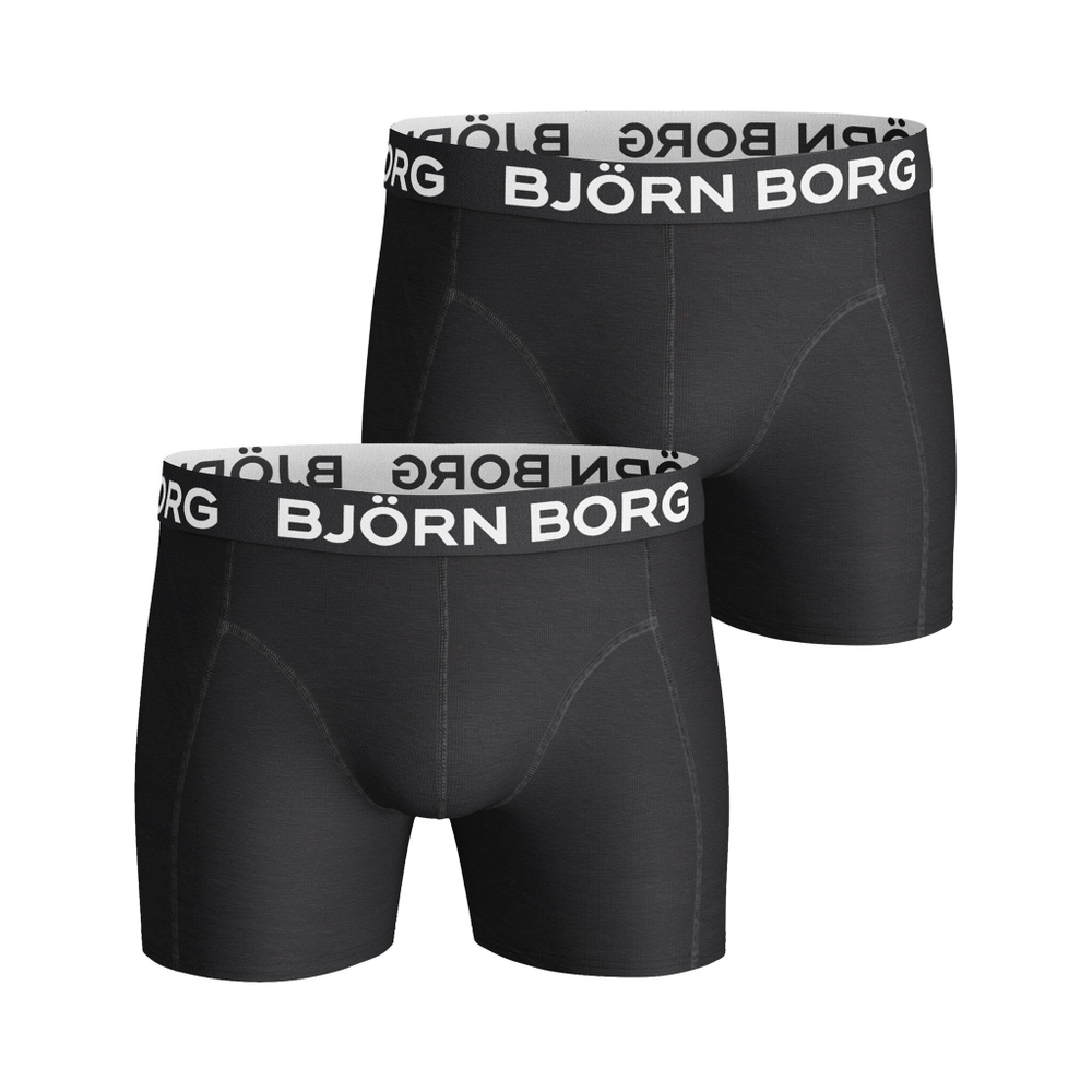Björn Borg Sammy Boxer Shorts 2 Pack Men - Black, White