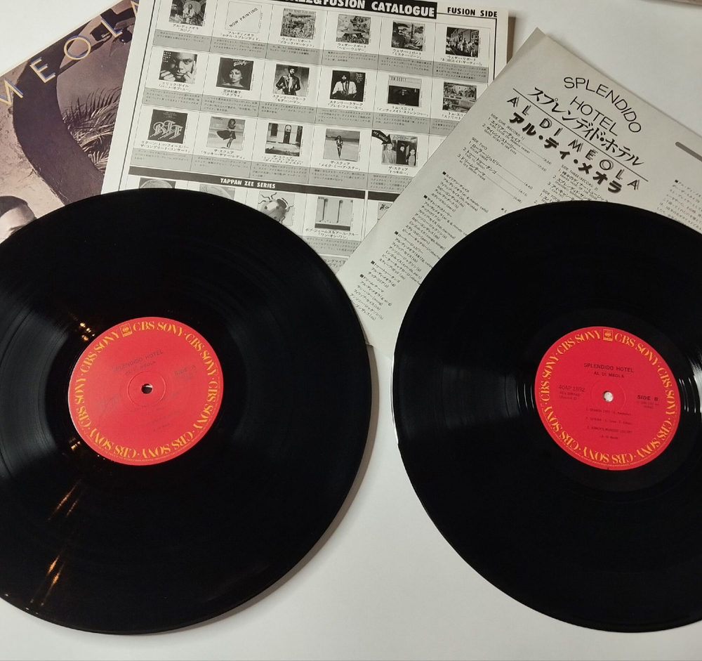 Винтажная виниловая пластинка LP Al Di Meola Splendido Hotel (Japan 1980) (No Obi) Splendido Sundance
