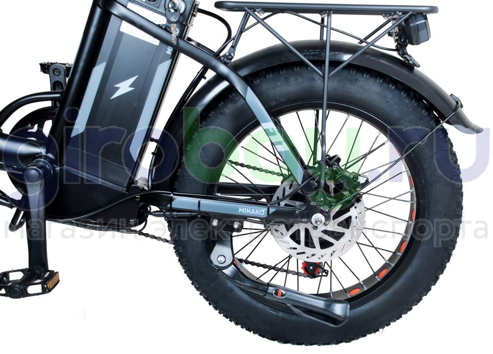 Электровелосипед Minako F11 Pro 2025 года (48V/20Ah) - Черный обод Электровелосипед Minako F11 Pro 2025 года (48V/20Ah) - Черный обод фото №7