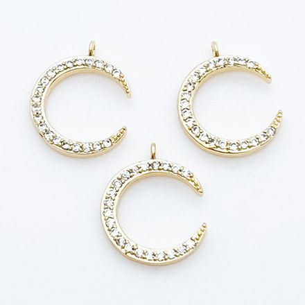 Подвески с фианитами и ювелирным стеклом