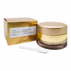 The Saem Snail Essential Ex Wrinkle Solution Cream крем с улиткой антивозрастной против морщин