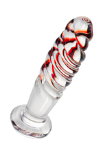 Анальная втулка Sexus Glass, стекло, прозрачная, 15,5 см, Ø 3,5 см