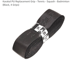 Karakal PU Super Grip Solid Black х24