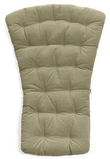 Кресло-качалка Folio пластиковое коричневое с зеленой подушкой Nardi Италия