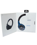 Bluetooth Наушники  Komc B101-C  black, полноразмерные беспроводные наушники, чёрные