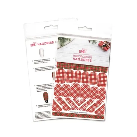 Naildress Slider Design №26 Шотландская клетка